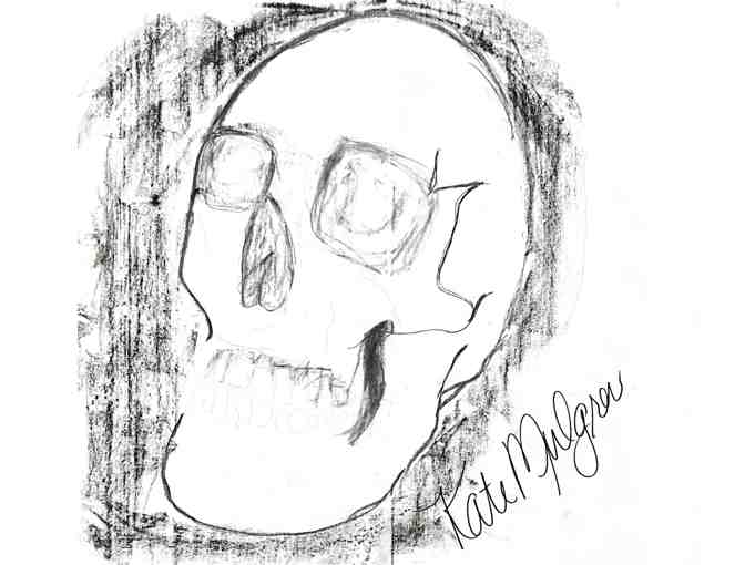 THE BEACON poster and charcoal sketch, signed by Kate Mulgrew