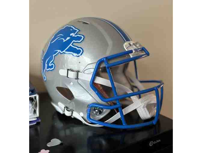 Detroit Lions Autographed Penei Sewell #58 Helmet