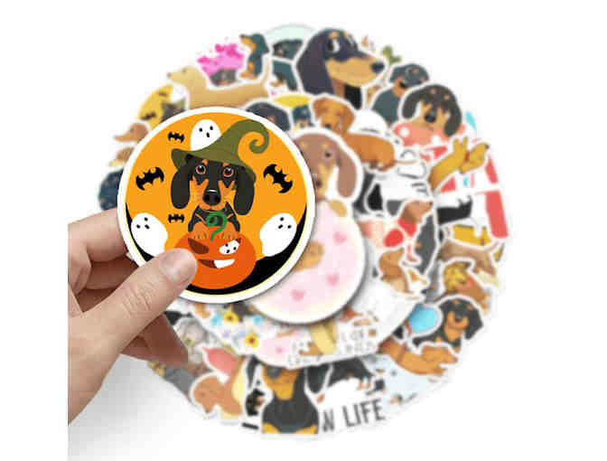 Stickers - 50 Dachshund Stickers - All Different