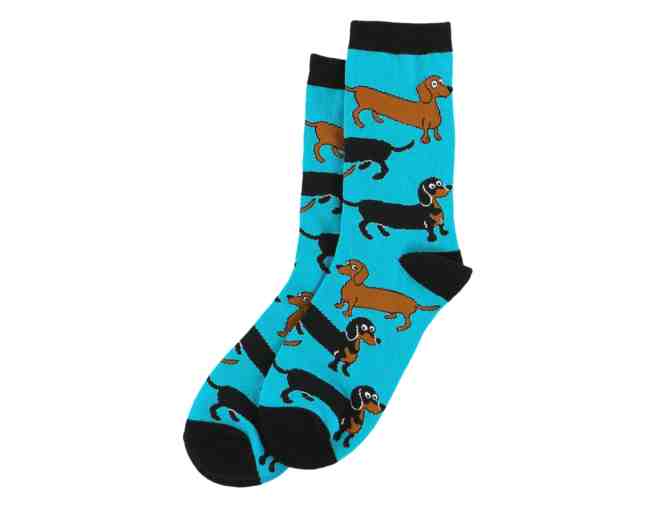 Socks - Lazy Bone Brand - Long to Be Dachshund Socks - Photo 1