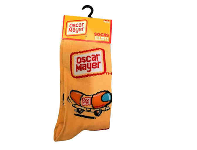 Oscar Mayer Crew Socks - Fits Men's Shoe Size 6-12 (and I'd say they are unisex) - Photo 1