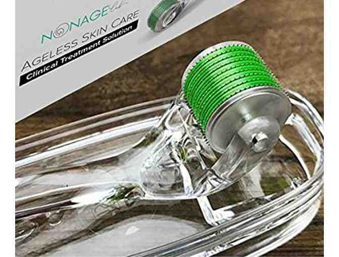 Derma Roller Needle Skin & Face Care - Premium Quality Home Use - Facial Titanium 540 Micr