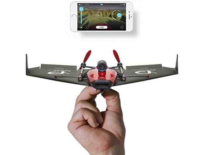 POWERUP FPV Smartphone Controlled Paper Airplane with a Live Video Stream Camera and Autop
