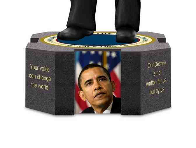 President Barack Obama Farewell Sculpture With Quotes Photos by The Hamilton Collection