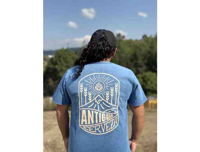 Antigua Cerveza Light Blue T-Shirt