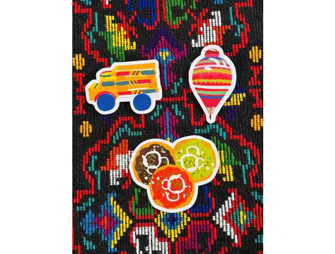 Colorful Guatemala Magnets Set - Icons of the Land