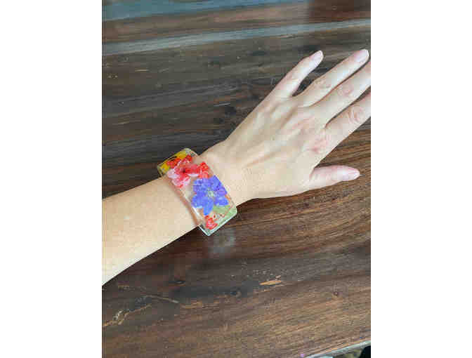 Resin Floral Bracelet 1