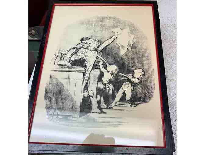 SIX HONORE DAUMIER PRINTS CIRCA 1840s - Photo 6