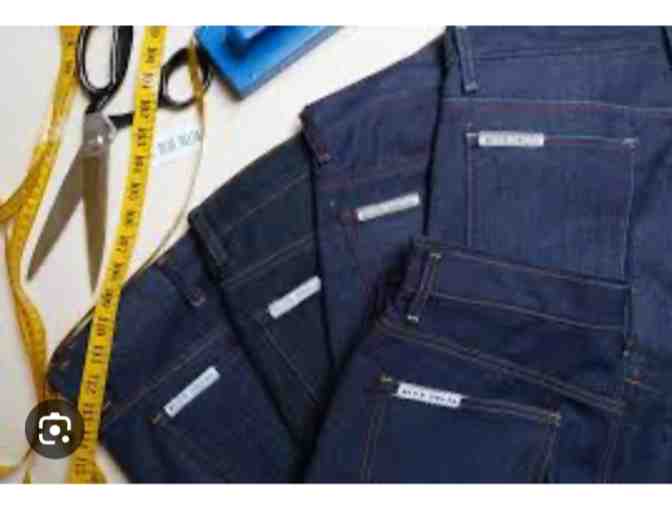 Custom Pair of Blue Delta Jeans - Photo 2