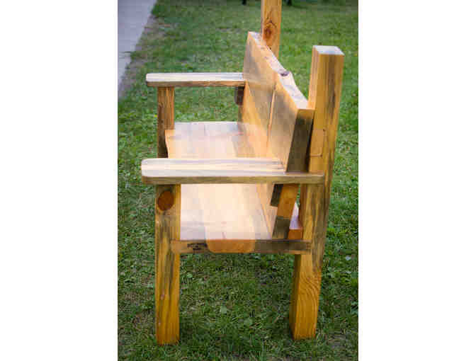 Custom Made Solid Wood Bench