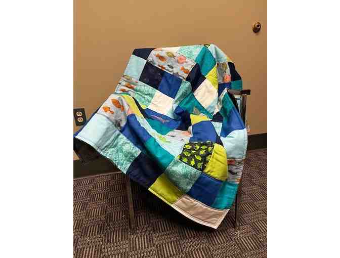 Handmade: Quilt - Turtles, Oceans, Marine Life - by EmmaLee Eng (Riverside Reptiles)