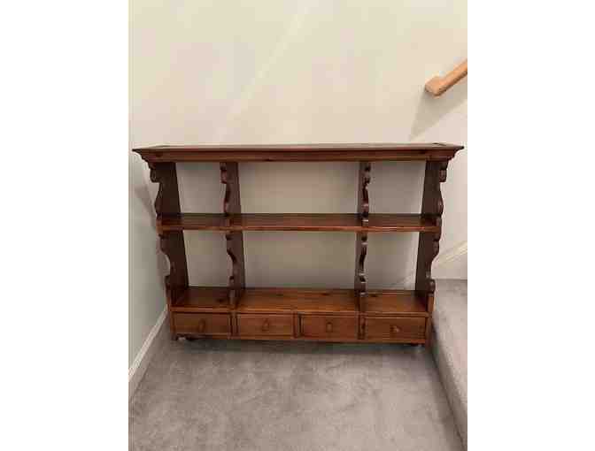Furniture, Vintage (1950) - Plate Shelf (Mid-Century Modern)