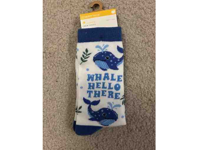 1 SOCKS: "Whale Hello There" (Ocean Lovers) - Photo 2