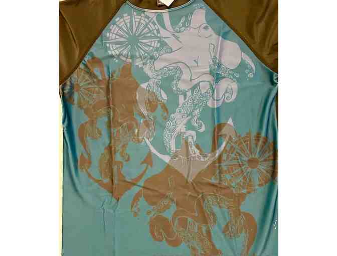 OCTOPUS Rashguard (Large) - Black/Blue - Photo 2