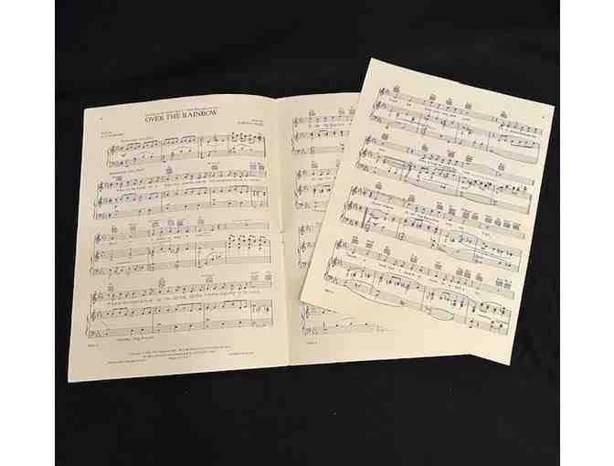 1967: WIZARD OF OZ (Original Sheet Music, 1967, OVER THE RAINBOW) - Photo 2