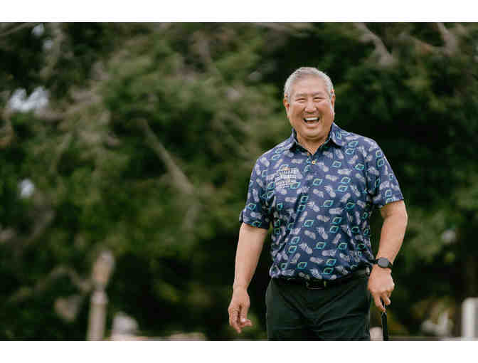 APPAREL: Exclusive Fighting Eel x HFWF Alan Wong Dry Fit Polo (XL)-9 - Photo 2