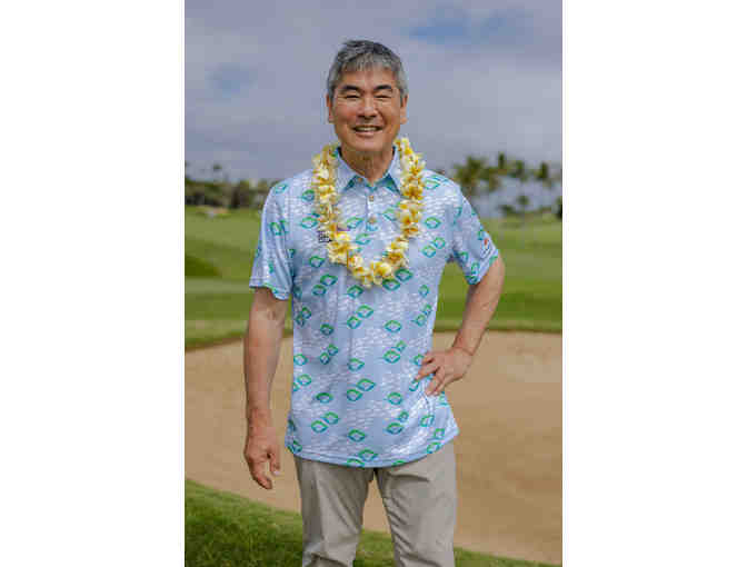 APPAREL: Exclusive Fighting Eel x HFWF24 Roy Yamaguchi Dry Fit Polo (Women's M)-2 - Photo 3