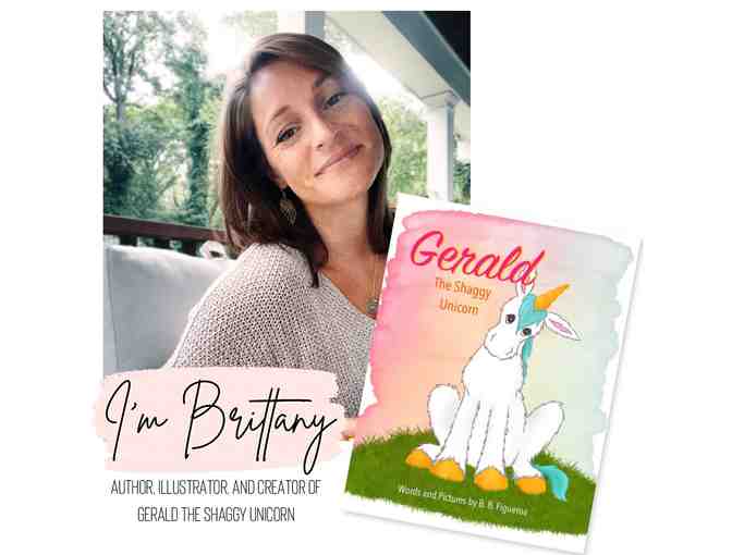 Connecticut Author & Illustrator: Gerald the Shaggy Unicorn Gift Pack - Photo 1