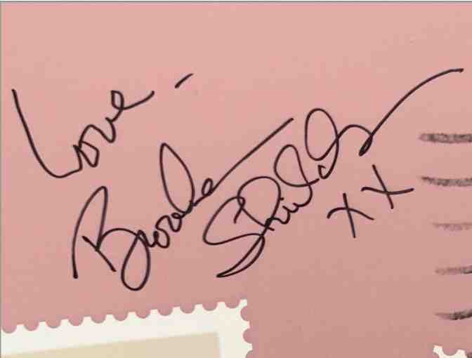 Signed LOVE LETTERS poster, starring Brooke Shields and John Slattery