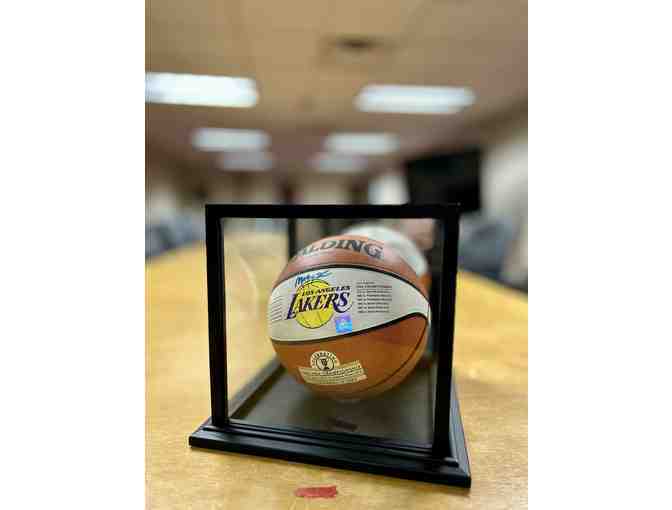 Signed Spalding Lakers Basketball by Magic Johnson PICK UP ONLY