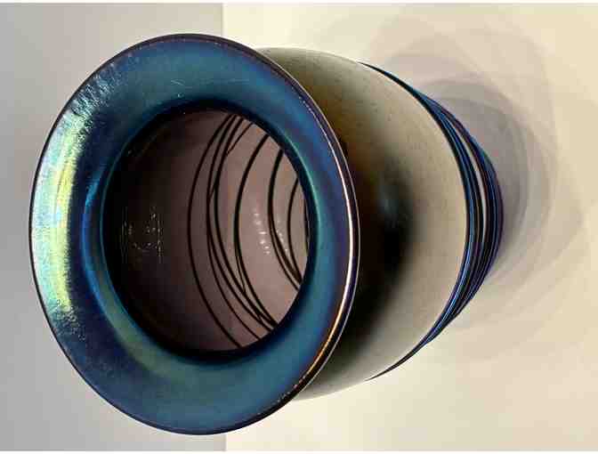 Vintage Iridescent (Signed) Vandermark Vase