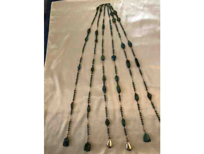Silver and Turquoise Necklace from Afghanistan