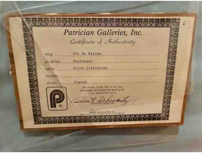 Signed - Joy des Balles by Boulanger