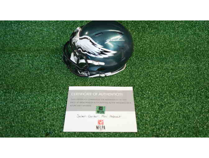 Jalen Carter Autographed Mini Helmet
