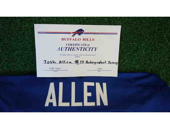 Josh Allen Autographed Jersey