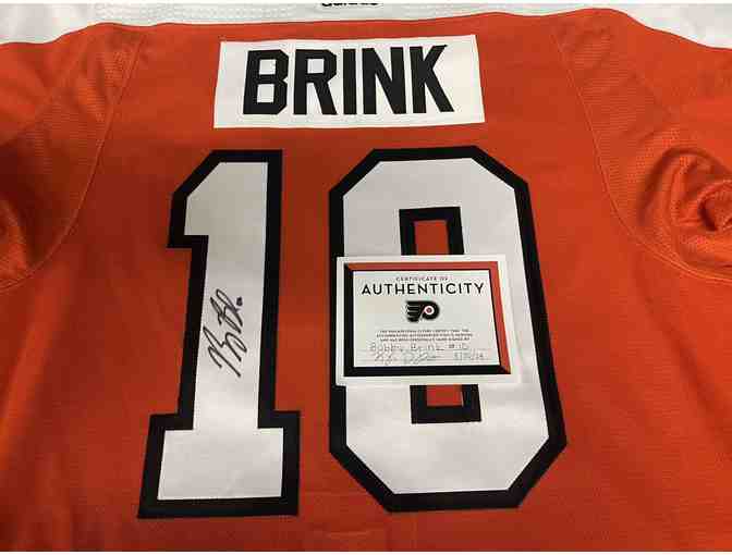 Philadelphia Flyers #10 Bobby Brink Autographed Jersey