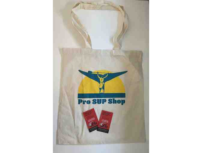 PRO SUP Shop Package - Two 1 hour Stand Up Paddleboard Rentals and Tote Bag