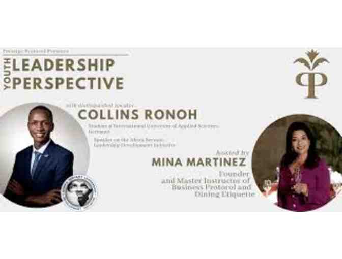 Prestige Protocol In-Person Etiquette 101 session for 16-20 kids