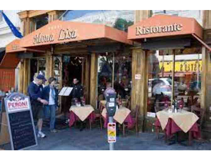 Mona Lisa Restaurant: Gift Certificate for $75
