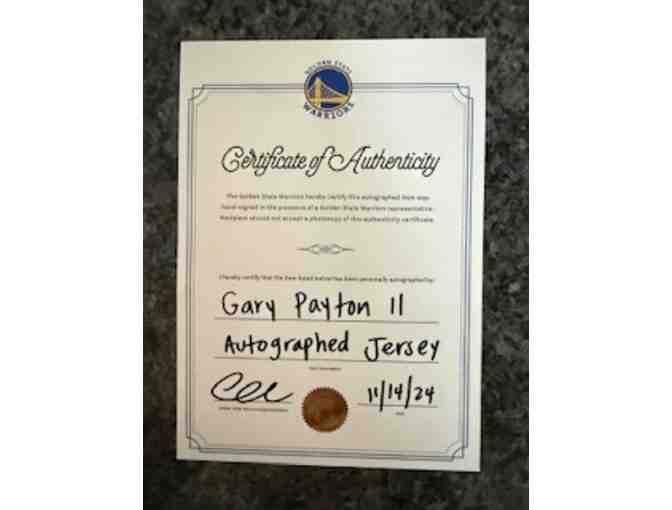 Golden State Warriors: Signed Gary Payton II Swingman Jersey