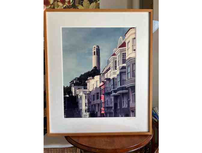 Bennett Hall: 'Coit Tower from Kearny Street' Photograph