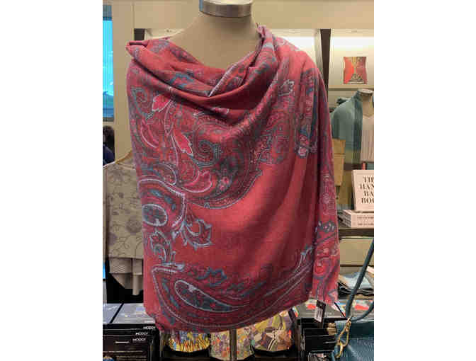 de Young Museum Store: Paisley Raspberry Scarf