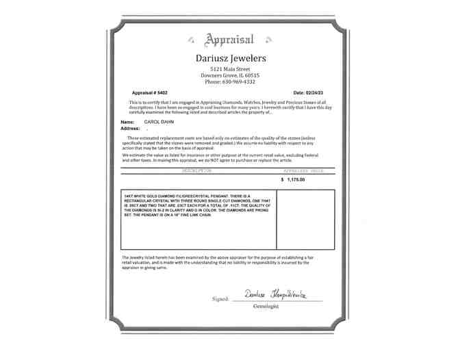 Auction - Estate Jewelry: Pendant - Photo 2