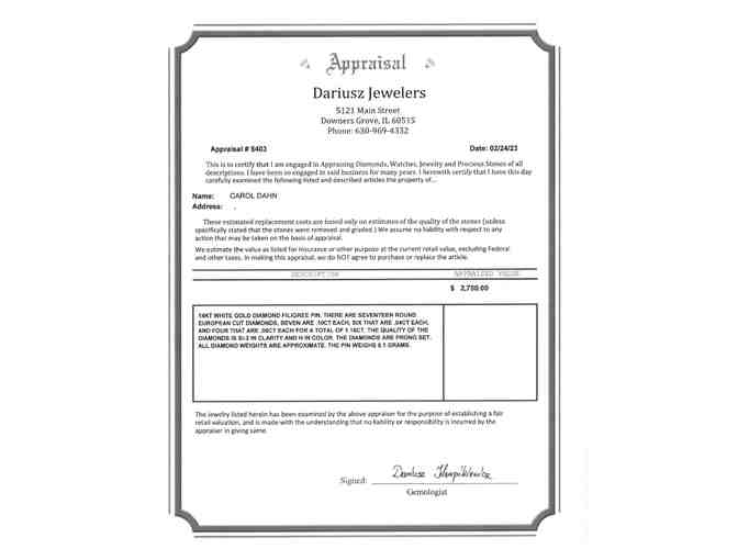 Auction - Estate Jewelry: Brooch - Photo 2