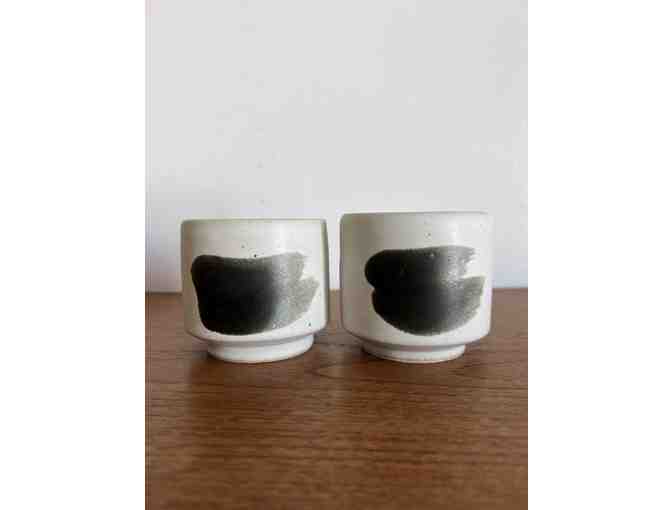 Handmade Stoneware mugs, set of two