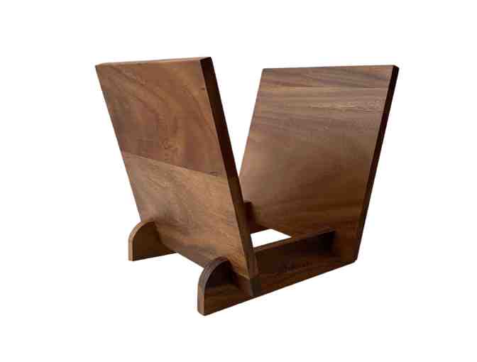 Walnut Wood Vinyl Record Holder