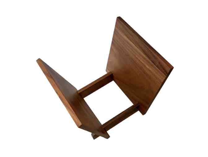 Walnut Wood Vinyl Record Holder