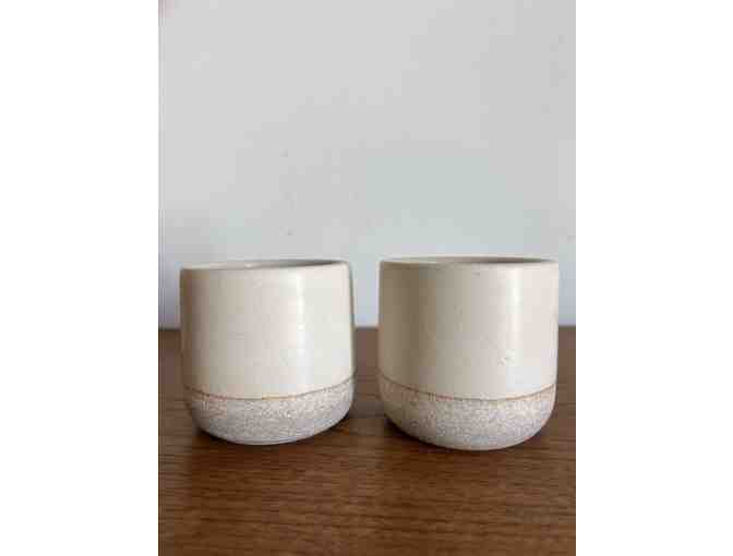 Handmade Stoneware mugs, set of two