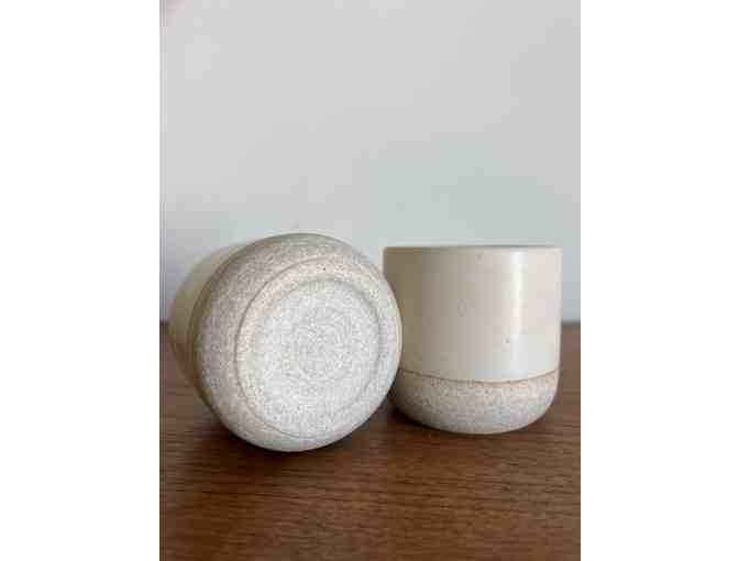 Handmade Stoneware mugs, set of two