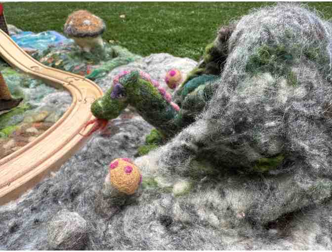 Wooden Train Set & Felted Playscape - OCS Legacy Item