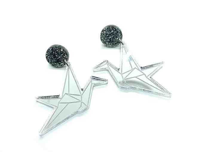 Lucky Crane Earrings by PrettyKiku
