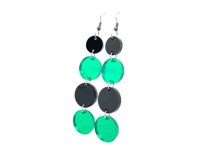 'VERDE' Austin FC Earrings by LittleKiku #1