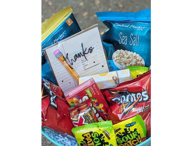 Letter of Recommendation Writer Thank You with Amazon Gift Card Gift Basket