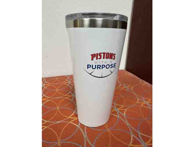 Detroit Pistons Basket with Tickets, Signed Memorabilia, and More