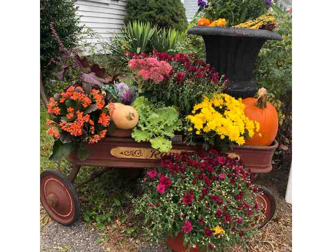 Holiday table or mantel arrangement