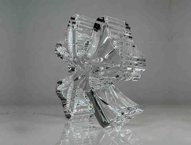 Waterford Crystal 5' Shamrock Paperweight